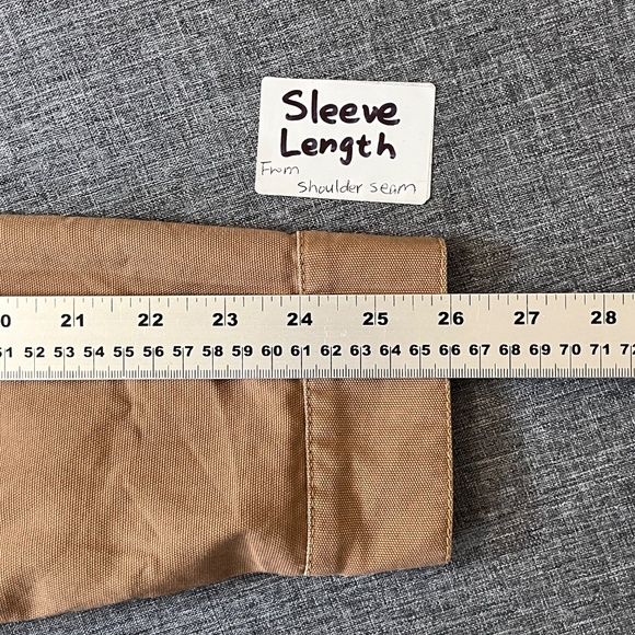 J Crew Wallace & Barnes Duck Canvas Trucker Jacket - Men's Size S - Tan - Picture 7 of 9